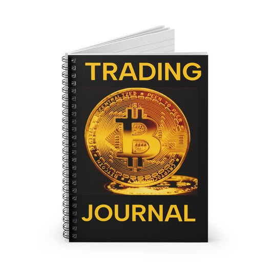 Bitcoin Spiral Notebook —Ruled Journal for Crypto Traders