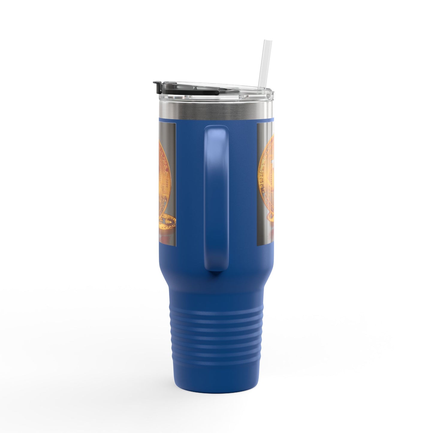Bitcoin 40oz Insulated Travel Mug – Crypto Coffee Tumbler