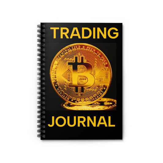 Bitcoin Spiral Notebook —Ruled Journal for Crypto Traders