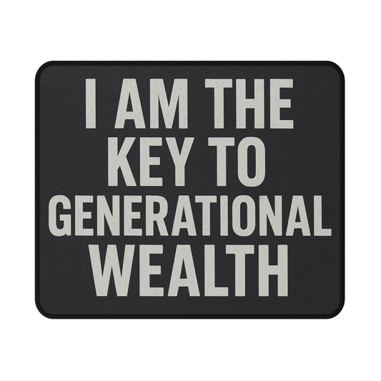 Key to Generational Wealth” Non-Slip Gaming Mouse Pad