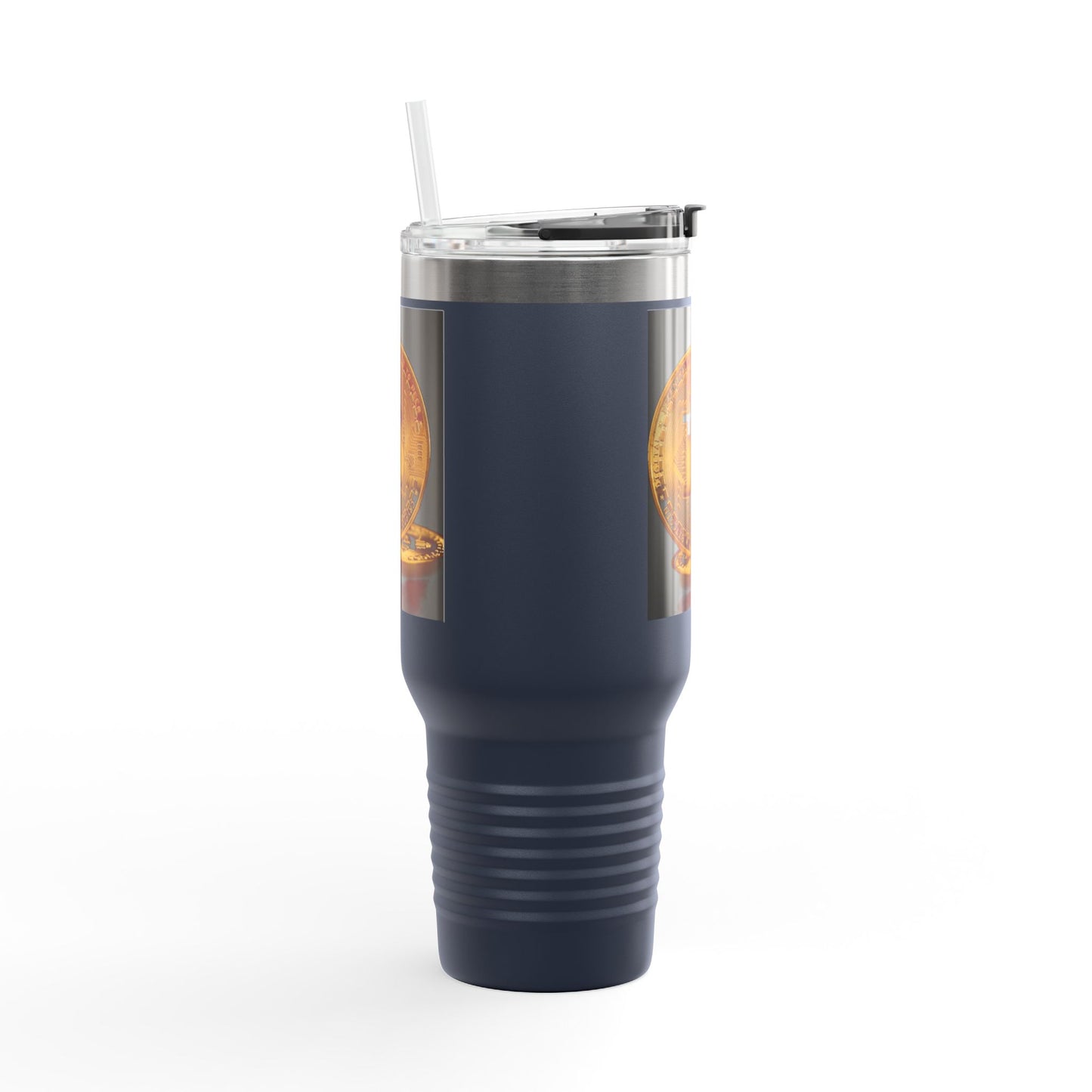 Bitcoin 40oz Insulated Travel Mug – Crypto Coffee Tumbler