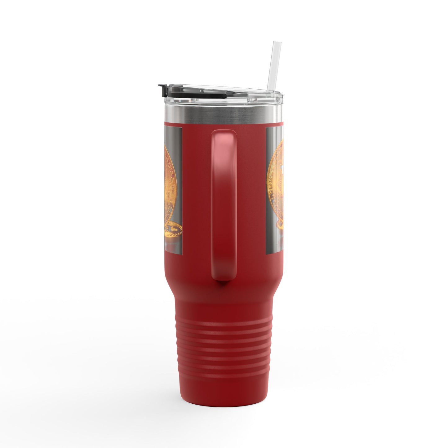 Bitcoin 40oz Insulated Travel Mug – Crypto Coffee Tumbler