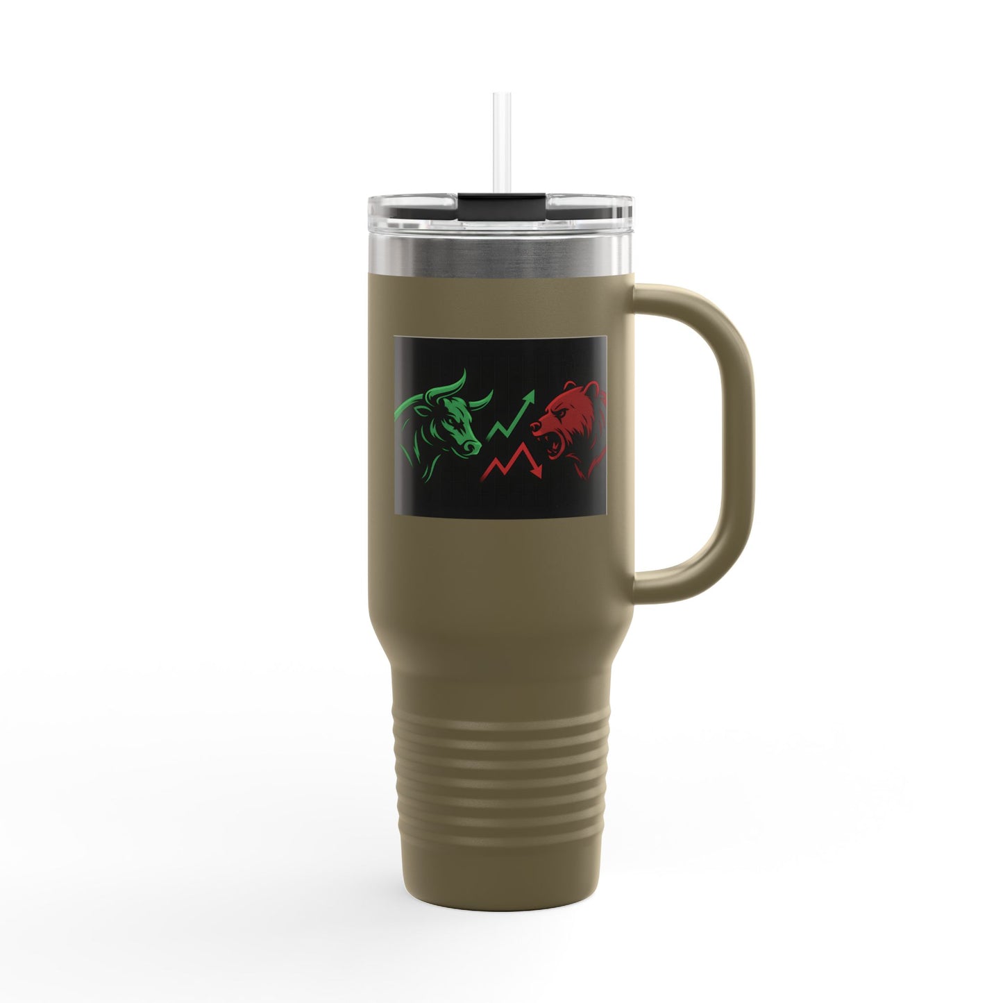 Bulls vs. Bears Insulated Travel Mug - 40oz