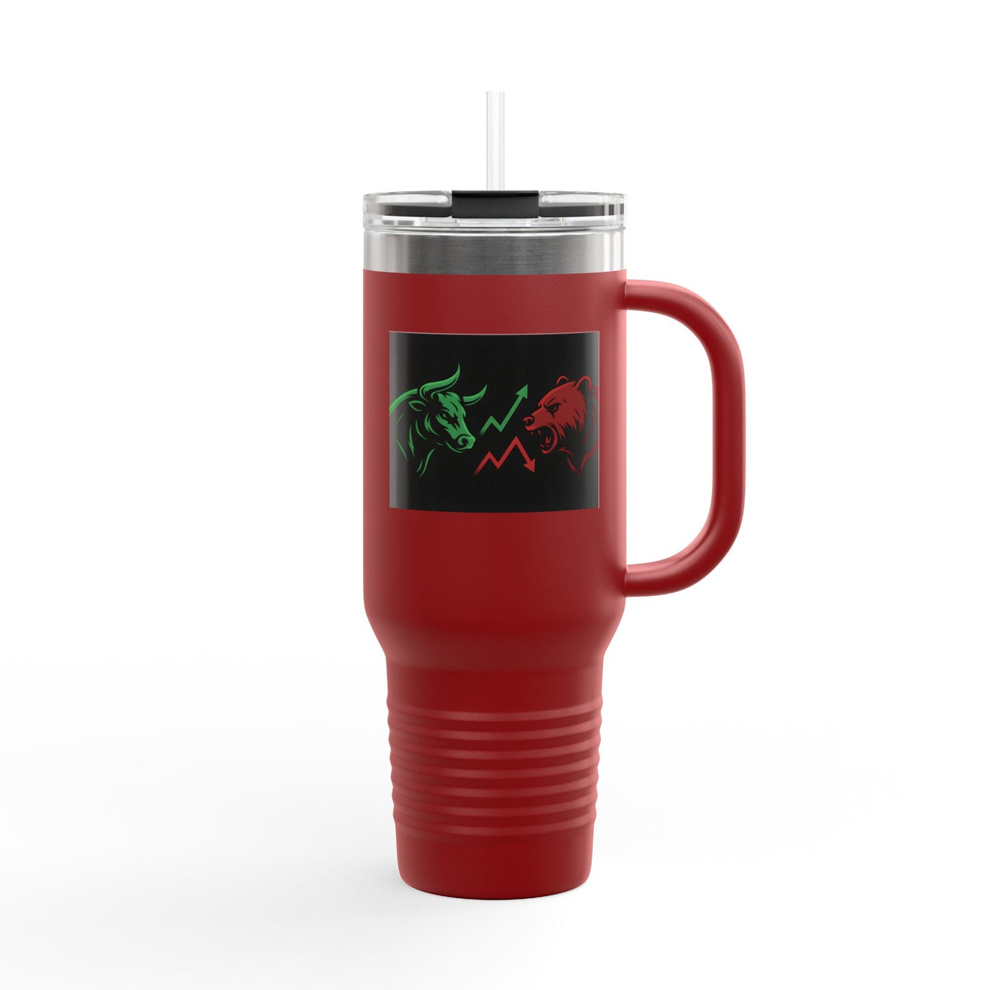 Bulls vs. Bears Insulated Travel Mug - 40oz