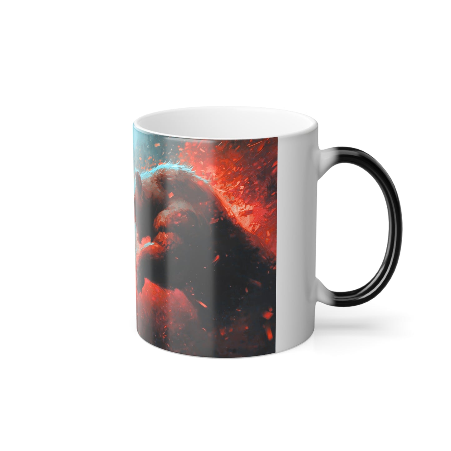 Color-Changing Crypto Mug — Bull vs Bear Bitcoin Design (11oz)
