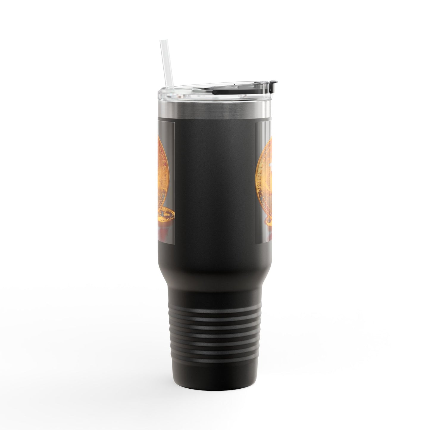Bitcoin 40oz Insulated Travel Mug – Crypto Coffee Tumbler