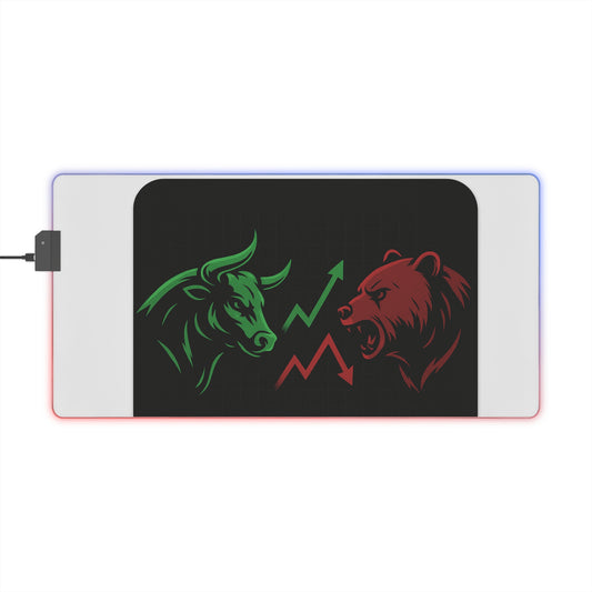 Bull vs Bear RGB Gaming Mouse Pad