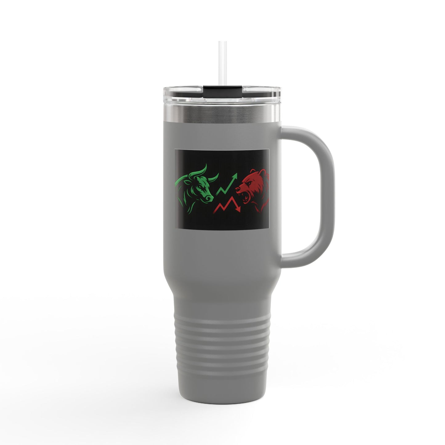 Bulls vs. Bears Insulated Travel Mug - 40oz