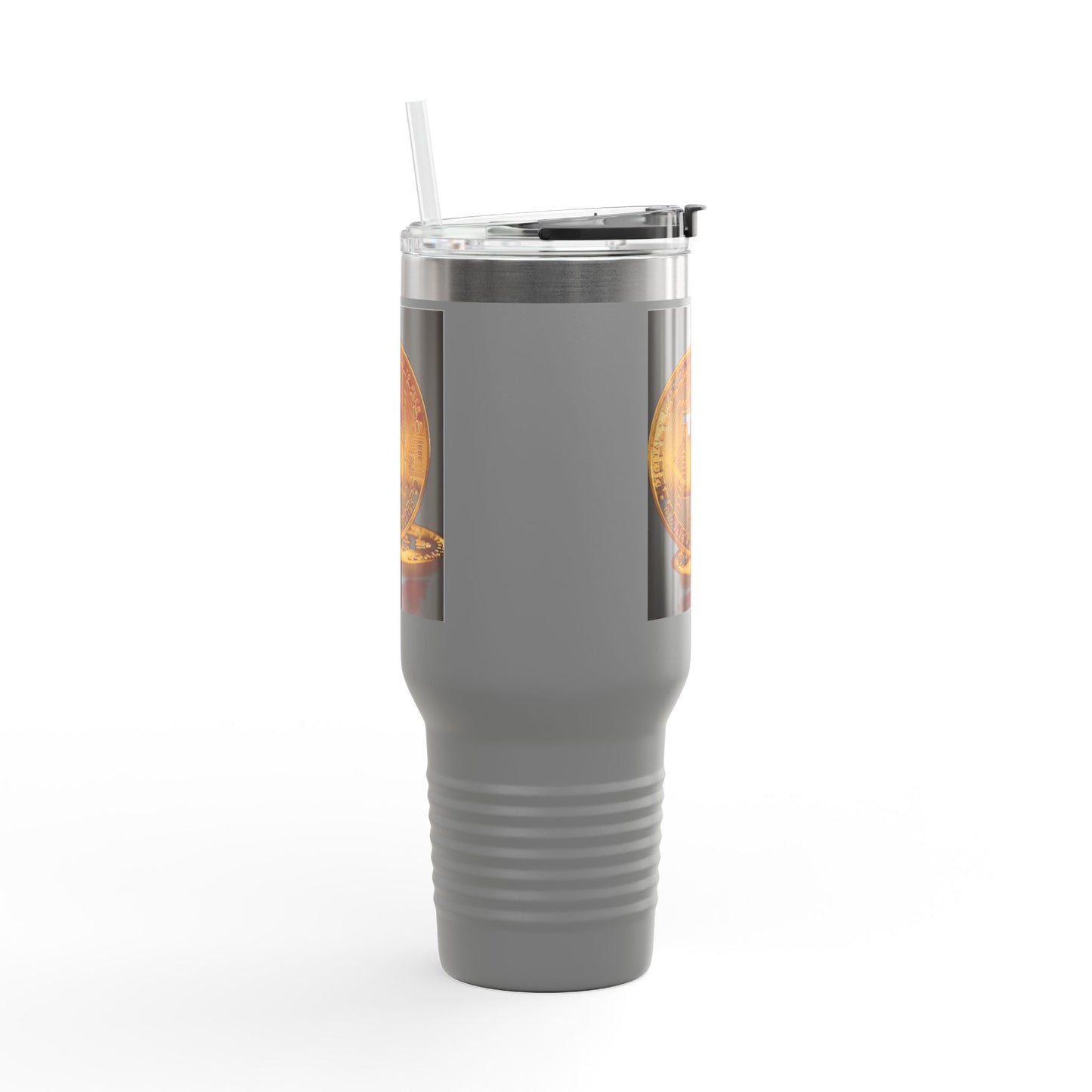 Bitcoin 40oz Insulated Travel Mug – Crypto Coffee Tumbler
